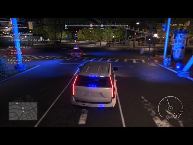 Police Sim: Patrol Officers Online Crazy PIT Maneuver Sends Smart Car Into A Freny! @ENFORCER_100