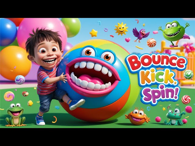 Bounce, Kick, Spin! | Fun Playtime Adventures for Kids 🎉 Fun & Learn TV #kidssongs