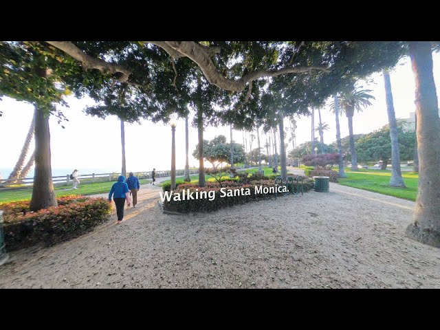 Walking Santa Monica Ocean Front Sunset 4K(산타모니카 해변공원)