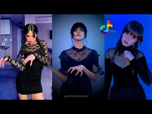 Dance With My Hands - Wednesday Adams Dance TikTok Challenge #dance #wednesdayaddams