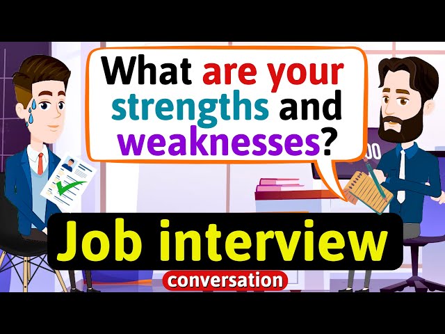 Job interview in English (Practice English Conversation) Improve English Speaking Skills Everyday