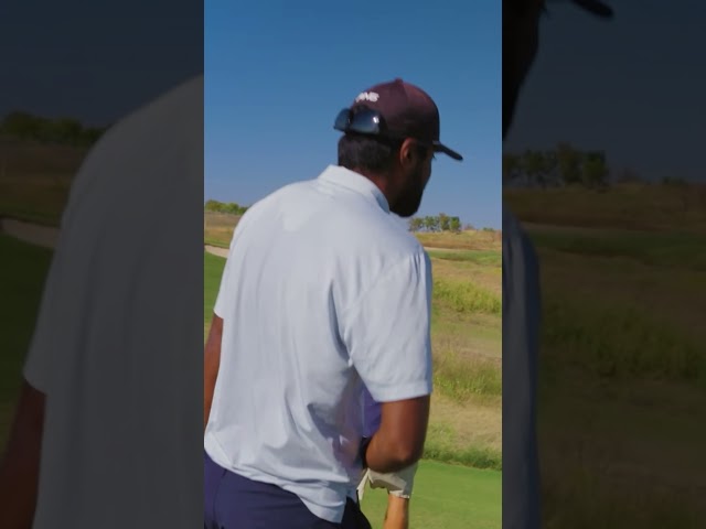 DOD Father impresses Sahith! #golf #funnygolf #bustajack