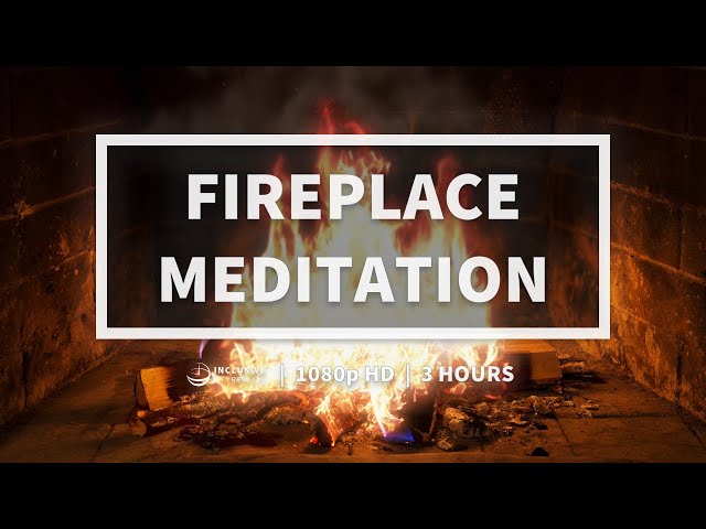 Fireplace Meditation & Relaxation for Studying, Coding, Chilling, ASMR, and Staying in the Flow