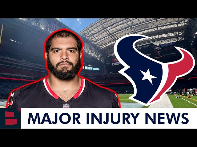 MAJOR Texans Injury News Going Into Sunday Night Football Against The Bears