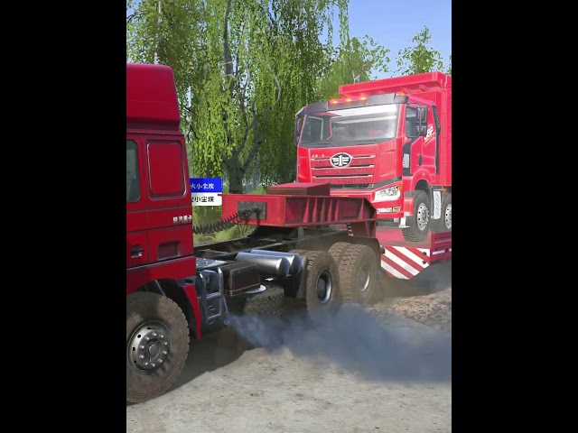 Fun truck simulation games#mudrunner #simulation #truck #shorts