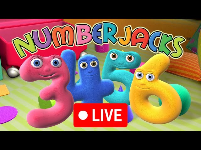 🔴 LIVE Numberjacks! | Full Episodes