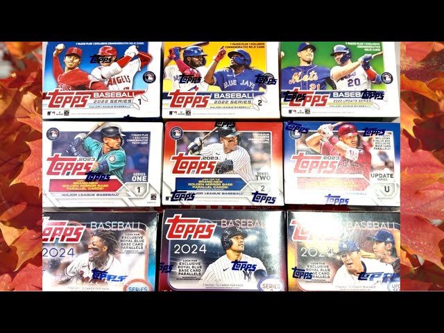 RETAIL MEMORY LANE!  THE LAST 9 TOPPS BLASTER BOX RELEASES!