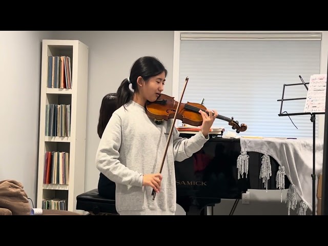 Olivia Cho, Violin Symphonie Espagnole Mvt. 4 by E. Lalo