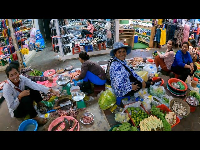 Siem Reap Old Market Tour🇰🇭: My First Day in Cambodia 😮