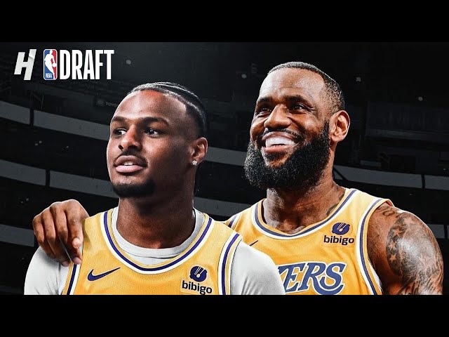 Lakers draft Bronny James with 55th pick in 2024 NBA Draft