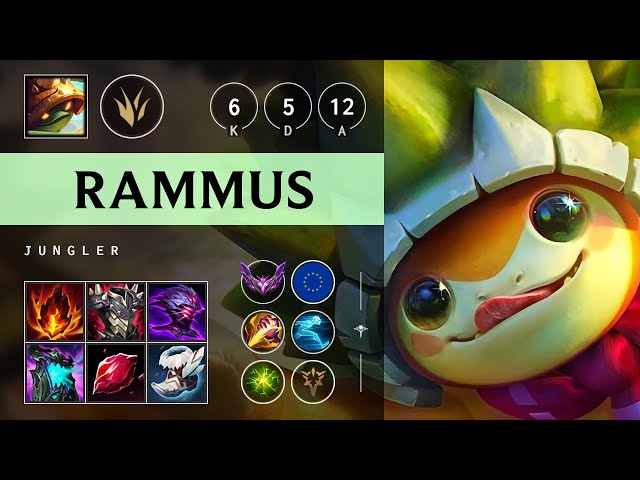 Rammus Jungle vs Zyra: Rampage - EUW Master Patch 14.22