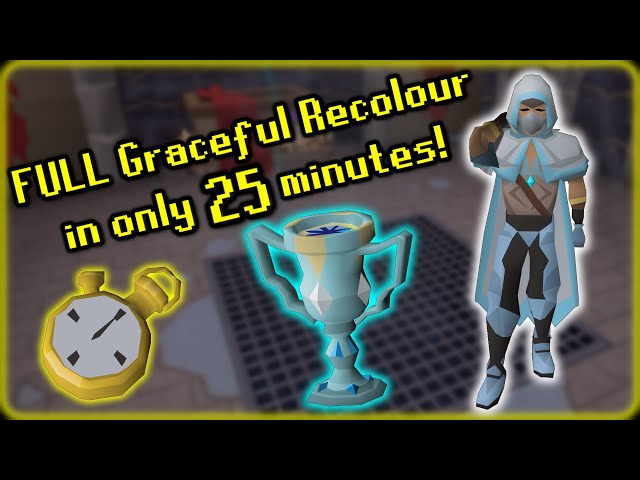 The FASTEST Graceful Recolour in OSRS from ZERO!