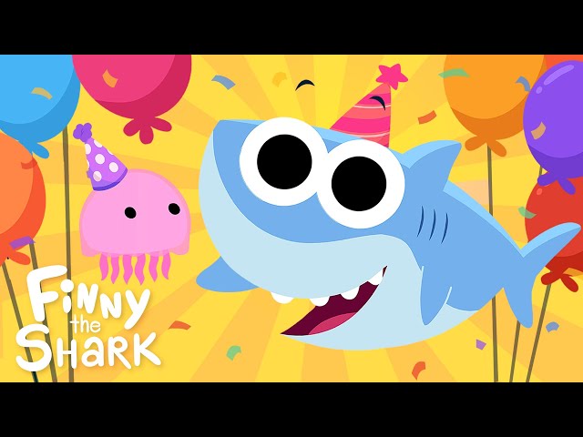 Happy Birthday, Finny! | Finny The Shark | Cartoon For Kids