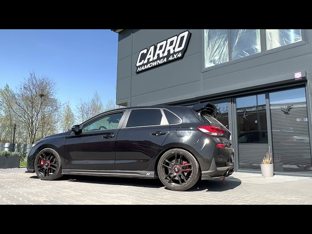 Hyundai I30 N20 275 KM GPF modyfikacja downpipe sportowy katalizator MGmotorsport CARRO.PL