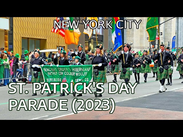 I ❤️ NYC: St. Patrick’s Day Parade, Manhattan, New York 2023 (4K 60fps)