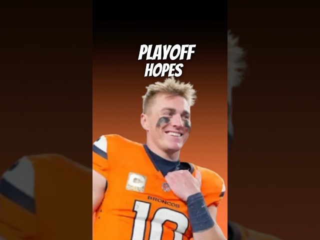 Denver Broncos Have Playoff Hopes #broncos #football #denverbroncos #nfl