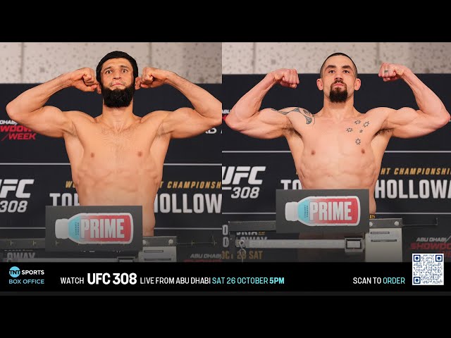 UFC 308: Khamzat Chimaev makes weight for Robert Whittaker showdown 🐺