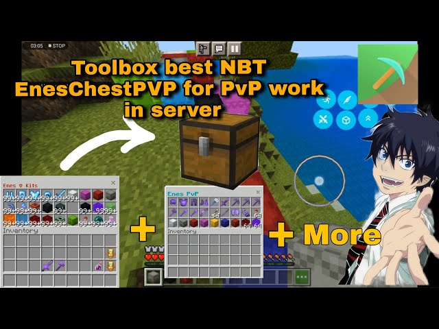 Toolbox Premium: Nbt Kit Eneschestpvp For Pvp Work On Server Or Realm Minecraft Pe 1.18.30