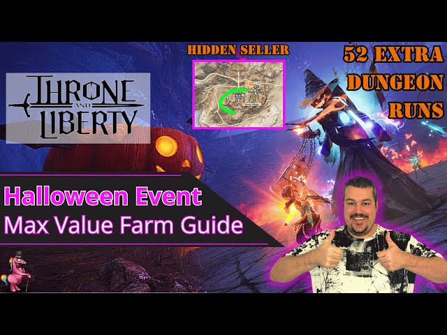 Dungeon Boss Mechanics, Hidden Seller Location | Throne and Liberty Halloween Event Farm Guide