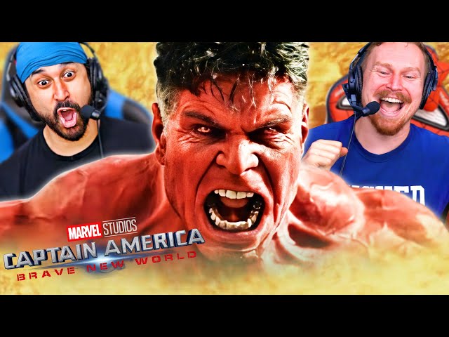 CAPTAIN AMERICA 4 TRAILER REACTION!! Captain America: Brave New World Trailer 2 | Red Hulk