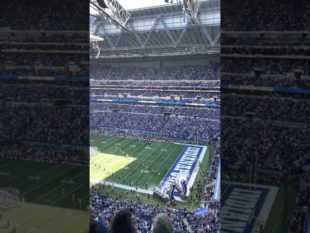 Indianapolis Colts Darius Shaq Leonard Intro vs Tennessee Titans 10-2-2022 Fan Perspective/View