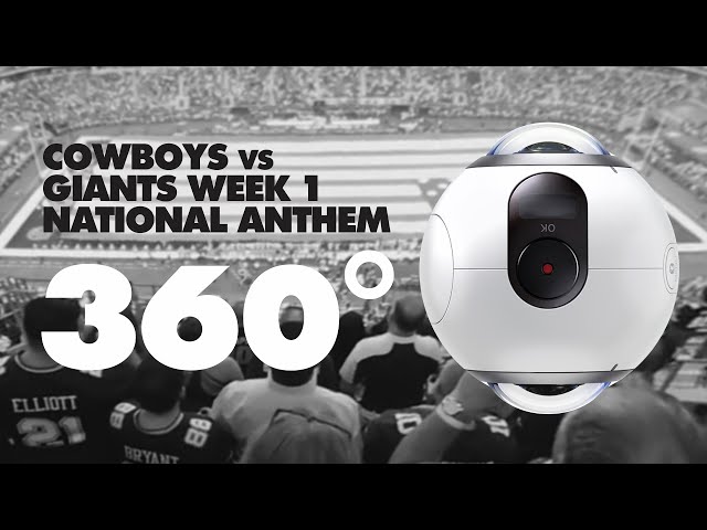 Cowboys vs Giants Week 1 360 Video