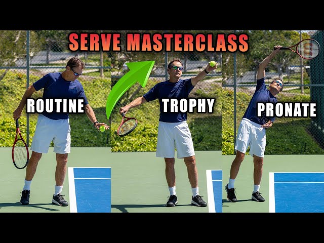 36 Minute Long Serve MASTERCLASS! | Tennis Serve Lesson