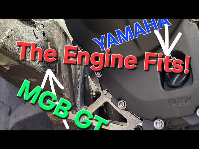 MGB-09 build Episode 3, The engine fits