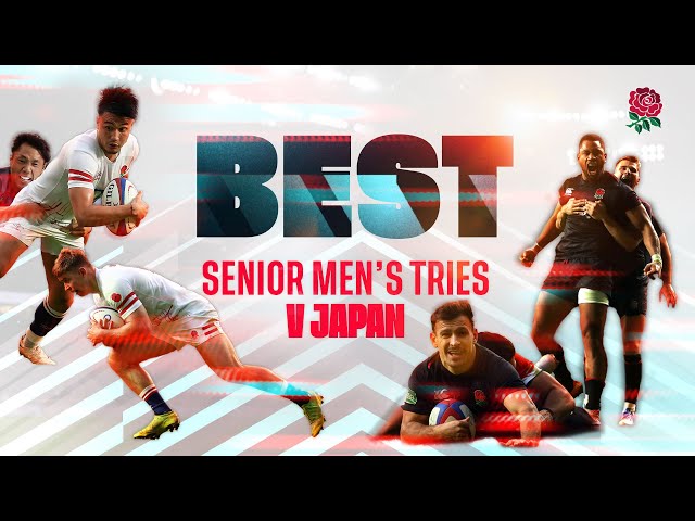 "That's pure class" 😎 | Best England Senior Men's Tries v Japan