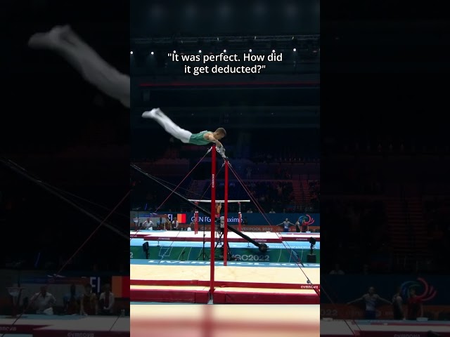 This has to be the best Kovacs ever🤯 #gymnastics #highbar #perfect