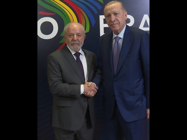 G20 Brazil 2024 - Turkish President Erdogan meets with Brazilian President Lula da Silva