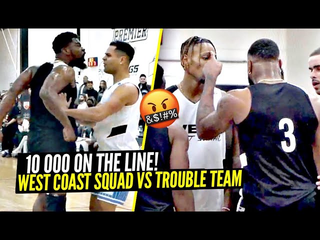 It GOT HEATED & PHYSICAL w/ $10,000 On The Line!! Ballislife WCS vs K Showtime & Trouble Team!