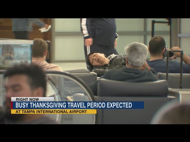 Tampa International Airport prepares for Thanksgiving travel rush