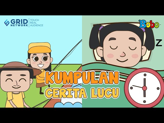 Animasi Lucu - Kumpulan Cerita Lucu (Memancing Bersama dan Salah Mengira Jam) - Cerita Lucu