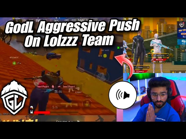 GodL One Knock Push On Lolzzz Team ~ POV 🥵🚨