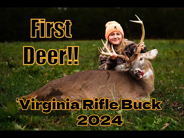 2024 Virginia rifle season! BIG 9 POINTER!! (Ryleighs first deer)