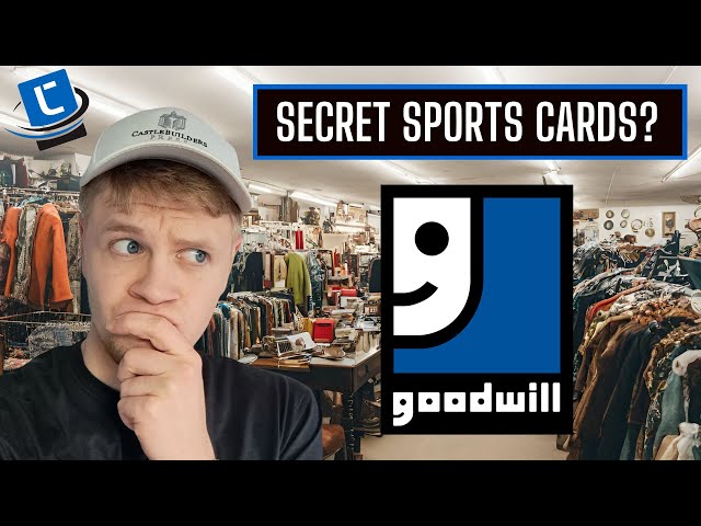 Finding SECRET sports card bargains on Goodwill's websites! (First time!)