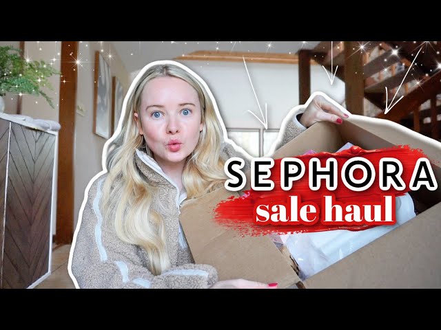 huge sephora vib sale haul and carry-on travel packing hacks