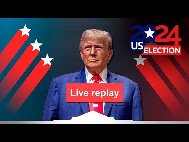 Donald Trump claims victory in address to supporters I Live reply