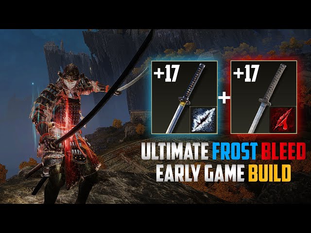 Dual Katana Bleed and Frost Build in Elden RIng | Elden Ring Best Build | Nagakiba katana Elden Ring