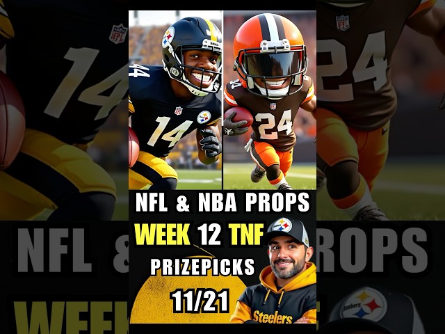 Best TNF WEEK 12 Football Bets & Player Prop Picks | PRIZEPICKS