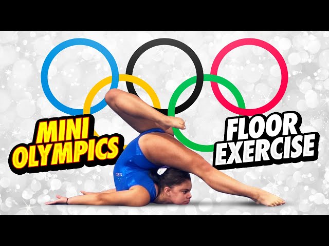 Mini Olympics: Gymnastics Floor Exercise| Rachel Marie