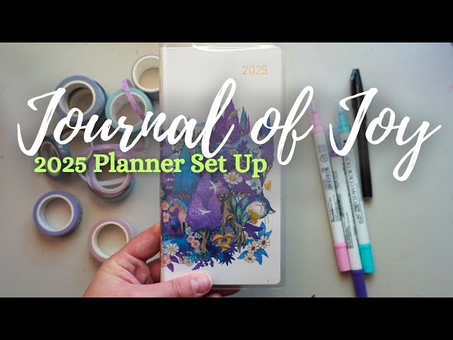 💜✨Setting Up My 2025 Hobonichi Weeks as a Journal of Joy ✨💜