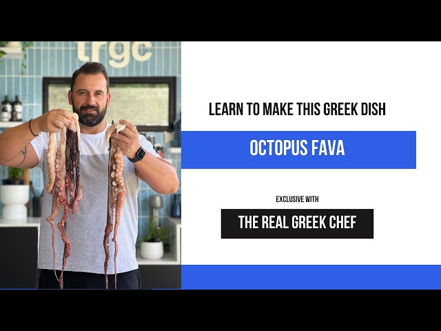 OCTOPUS FAVA | @therealgreekchef #therealgreekchef