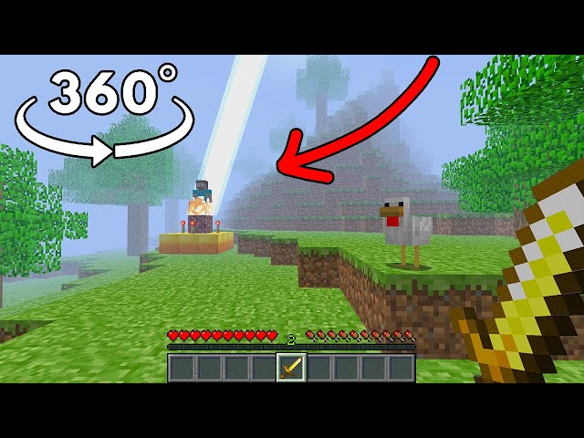 360° POV: How to Spawn Herobrine in Minecraft