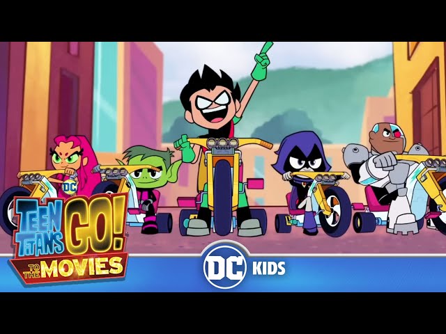 Time Cycles 🚲 | Teen Titans GO! To The Movies | @dckids