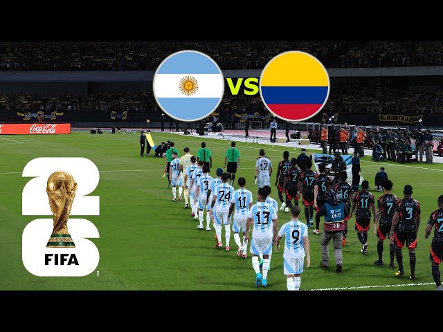 ARGENTINA vs COLOMBIA | FIFA World Cup 2026 USA | Full Match All Goals |  PES Gameplay