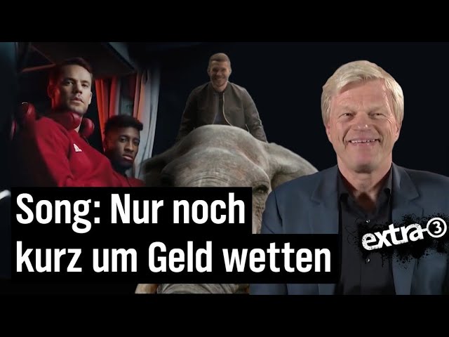 Song zu Sportwetten: "Muss nur noch kurz um Geld wetten" | extra 3 | NDR