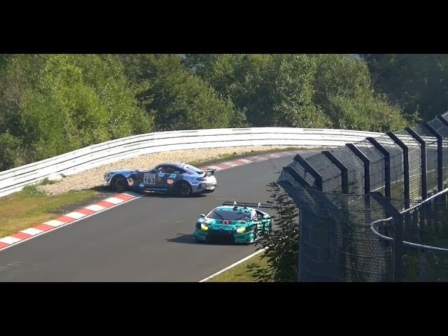 VLN 5 Highlights Almost CRASH, Action, Hard driving 18.08.2018