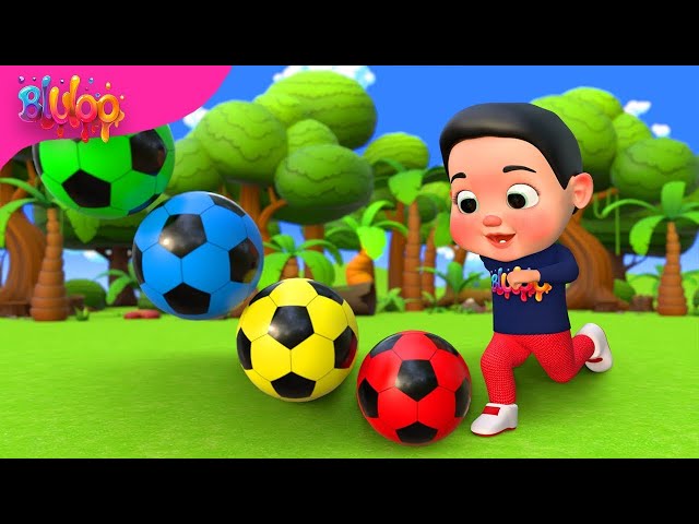 Kick off Soccer Ball | Itsy Bitsy Spider Nursery Rhymes |  BluLoo Nursery Rhymes & Kids Songs